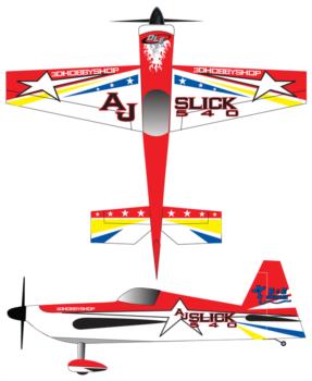 3DHobbyShop AJ Slick - Red1 Graphic Package 1